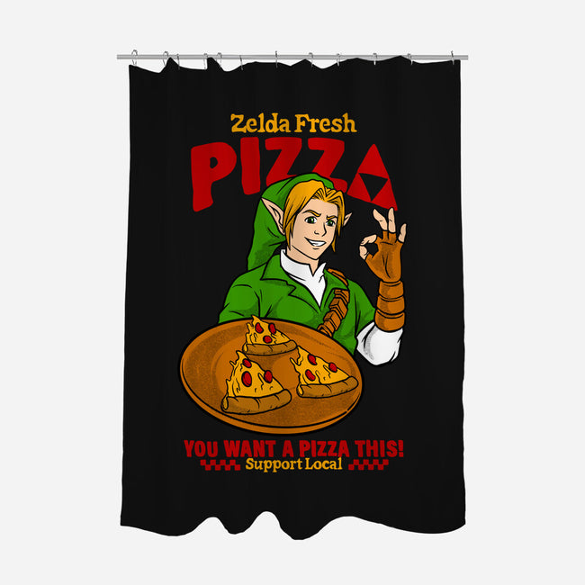 Fresh Pizza-None-Polyester-Shower Curtain-spoilerinc