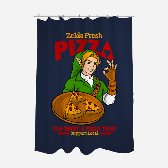 Fresh Pizza-None-Polyester-Shower Curtain-spoilerinc