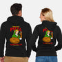 Fresh Pizza-Unisex-Zip-Up-Sweatshirt-spoilerinc