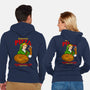 Fresh Pizza-Unisex-Zip-Up-Sweatshirt-spoilerinc