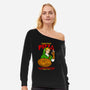 Fresh Pizza-Womens-Off Shoulder-Sweatshirt-spoilerinc