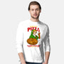 Fresh Pizza-Mens-Long Sleeved-Tee-spoilerinc