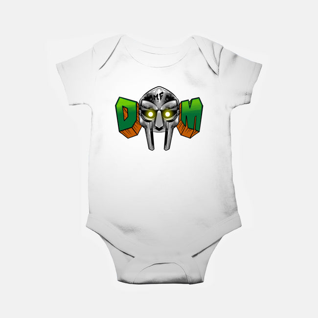 Doom Mask-Baby-Basic-Onesie-spoilerinc