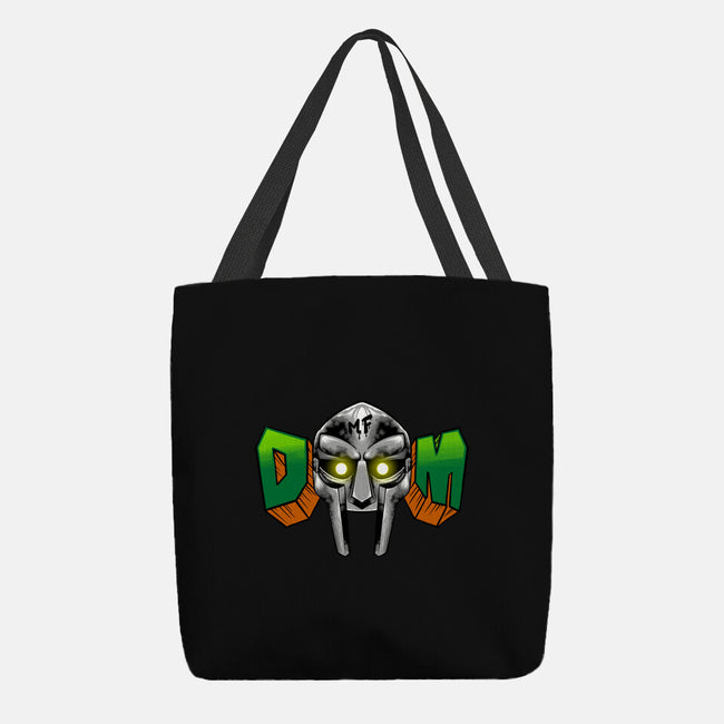 Doom Mask-None-Basic Tote-Bag-spoilerinc