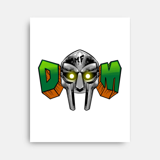 Doom Mask-None-Stretched-Canvas-spoilerinc