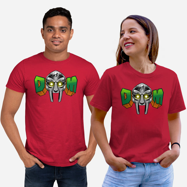 Doom Mask-Unisex-Basic-Tee-spoilerinc