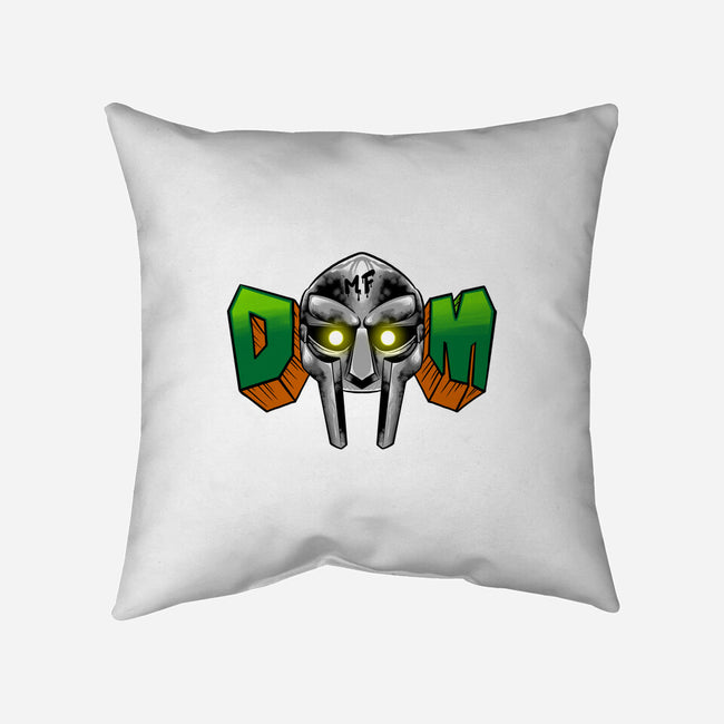 Doom Mask-None-Removable Cover-Throw Pillow-spoilerinc