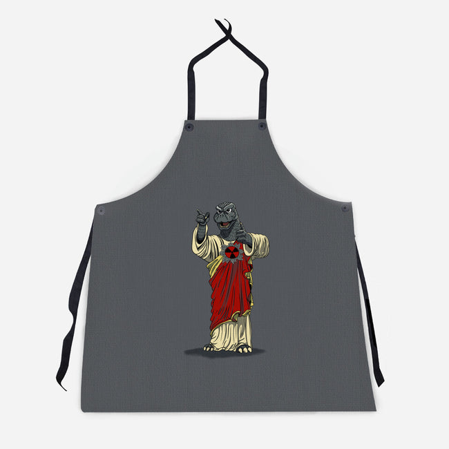 Son Of Godzilla-Unisex-Kitchen-Apron-SeamusAran