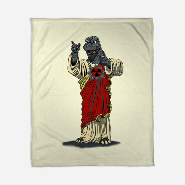 Son Of Godzilla-None-Fleece-Blanket-SeamusAran