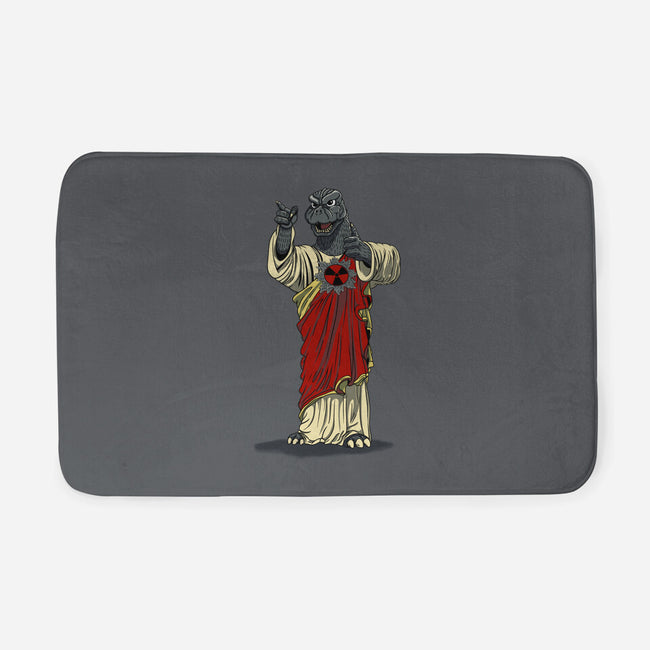 Son Of Godzilla-None-Memory Foam-Bath Mat-SeamusAran