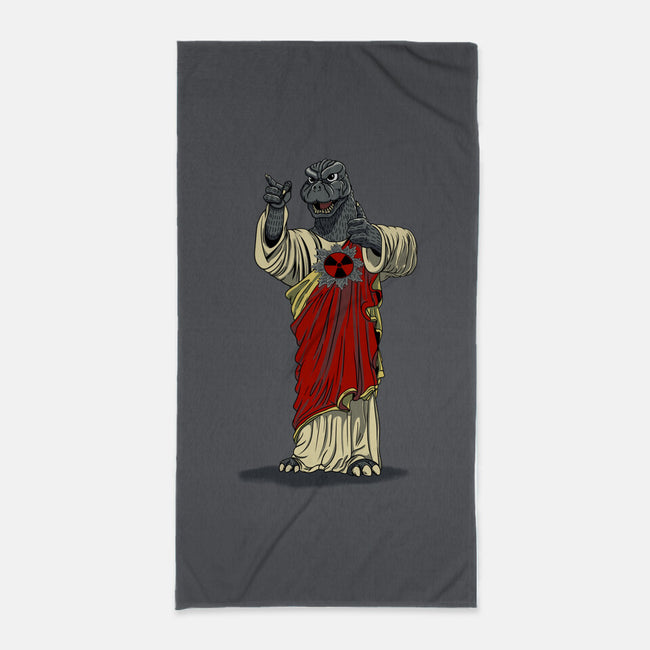 Son Of Godzilla-None-Beach-Towel-SeamusAran