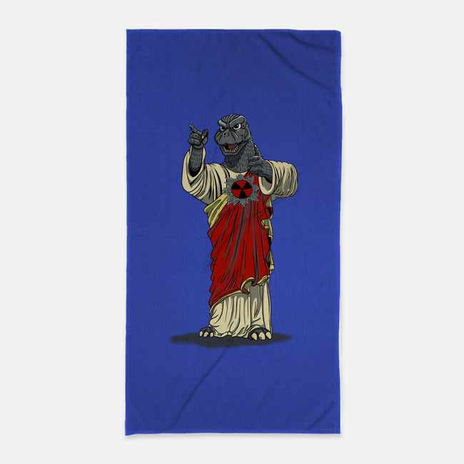 Son Of Godzilla-None-Beach-Towel-SeamusAran