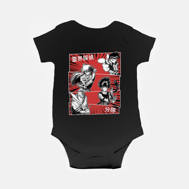 Spirit World Detectives-Baby-Basic-Onesie-Astrobot Invention