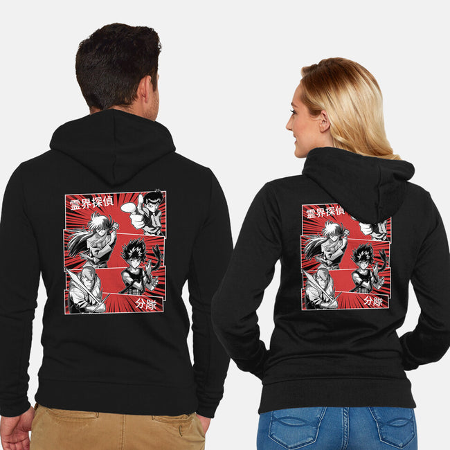 Spirit World Detectives-Unisex-Zip-Up-Sweatshirt-Astrobot Invention