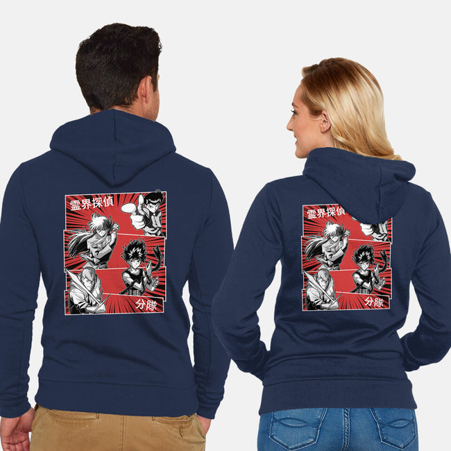 Spirit World Detectives-Unisex-Zip-Up-Sweatshirt-Astrobot Invention