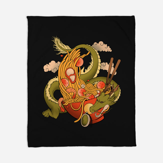 The Dragon Ramen-None-Fleece-Blanket-leepianti