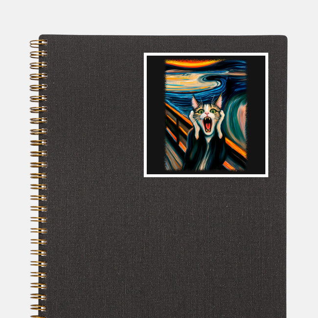 The Scream Of The Cat-None-Glossy-Sticker-ALMIKO