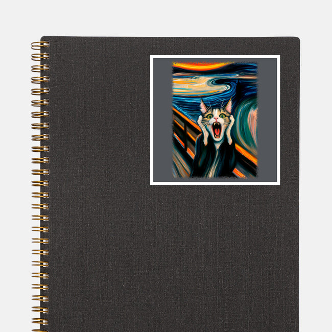 The Scream Of The Cat-None-Glossy-Sticker-ALMIKO