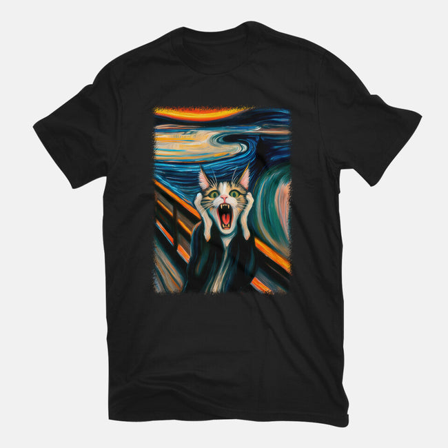 The Scream Of The Cat-Unisex-Basic-Tee-ALMIKO