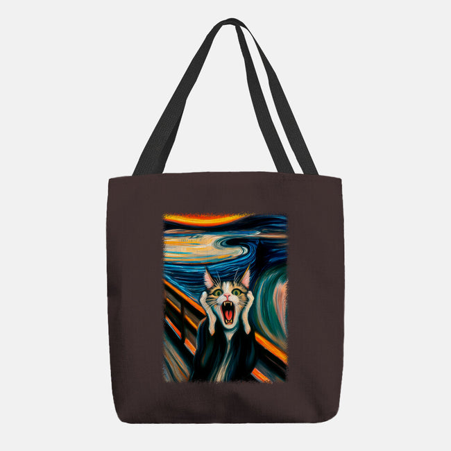 The Scream Of The Cat-None-Basic Tote-Bag-ALMIKO