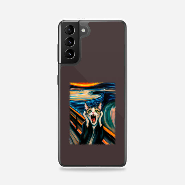 The Scream Of The Cat-Samsung-Snap-Phone Case-ALMIKO