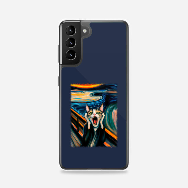 The Scream Of The Cat-Samsung-Snap-Phone Case-ALMIKO