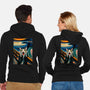 The Scream Of The Cat-Unisex-Zip-Up-Sweatshirt-ALMIKO