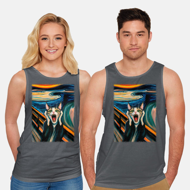 The Scream Of The Cat-Unisex-Basic-Tank-ALMIKO