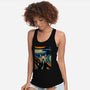 The Scream Of The Cat-Womens-Racerback-Tank-ALMIKO