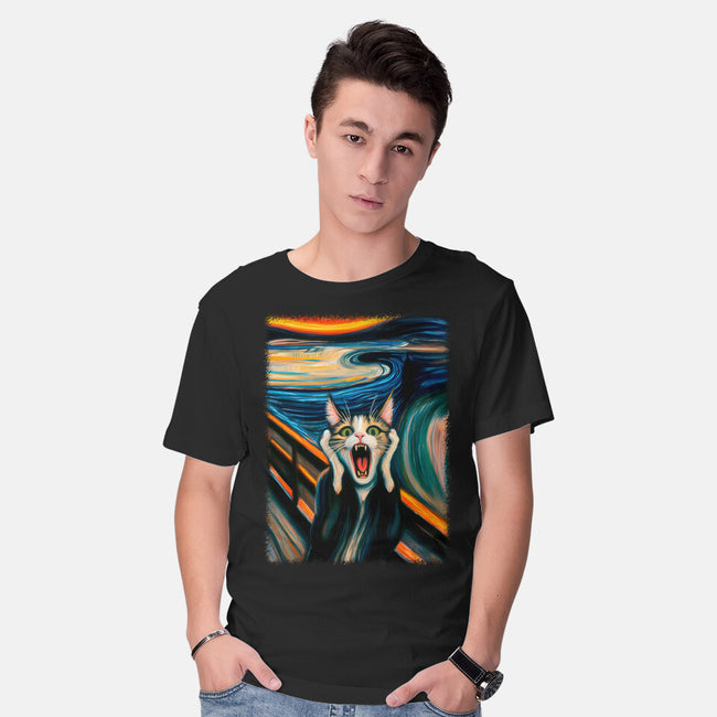 The Scream Of The Cat-Mens-Basic-Tee-ALMIKO