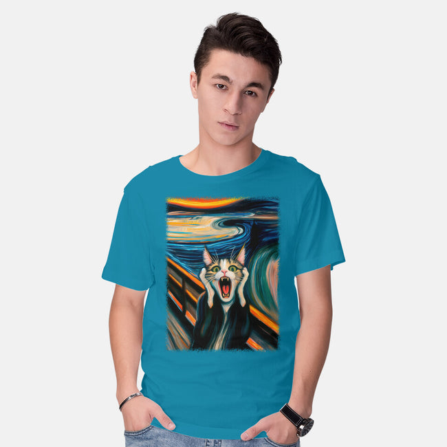 The Scream Of The Cat-Mens-Basic-Tee-ALMIKO