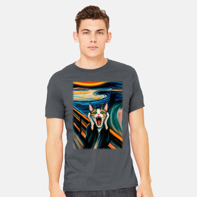 The Scream Of The Cat-Mens-Heavyweight-Tee-ALMIKO