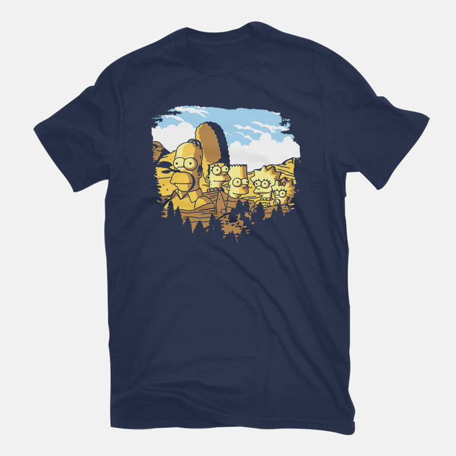 Mount Simpsons-Womens-Basic-Tee-dalethesk8er