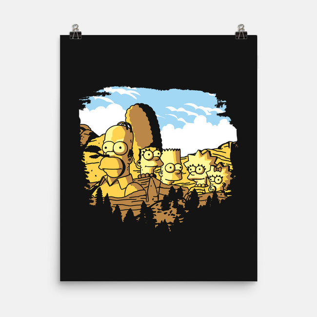 Mount Simpsons-None-Matte-Poster-dalethesk8er