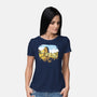 Mount Simpsons-Womens-Basic-Tee-dalethesk8er