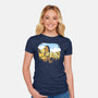 Mount Simpsons-Womens-Fitted-Tee-dalethesk8er