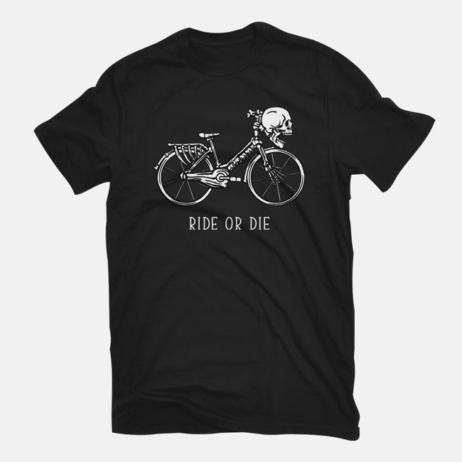 Bike Skeleton-Youth-Basic-Tee-tobefonseca