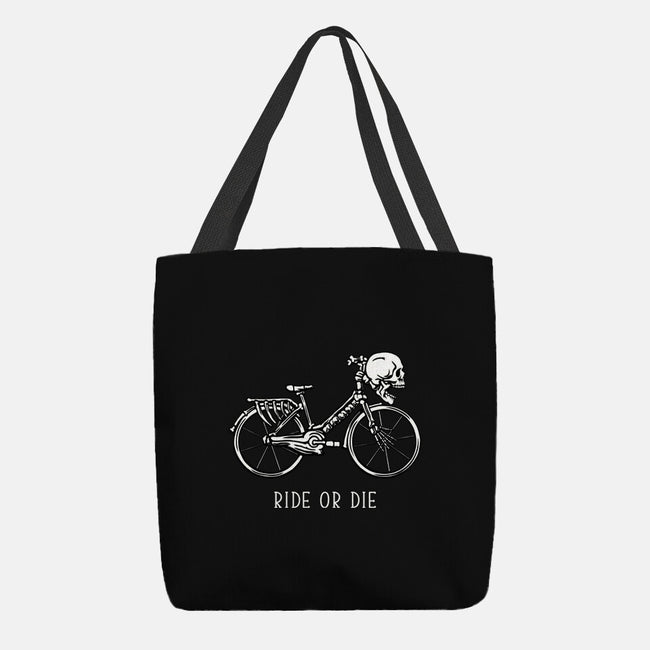 Bike Skeleton-None-Basic Tote-Bag-tobefonseca