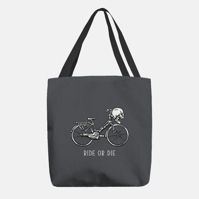 Bike Skeleton-None-Basic Tote-Bag-tobefonseca