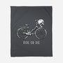 Bike Skeleton-None-Fleece-Blanket-tobefonseca