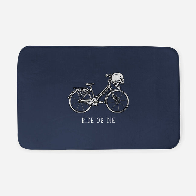 Bike Skeleton-None-Memory Foam-Bath Mat-tobefonseca