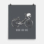 Bike Skeleton-None-Matte-Poster-tobefonseca