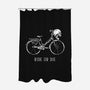 Bike Skeleton-None-Polyester-Shower Curtain-tobefonseca