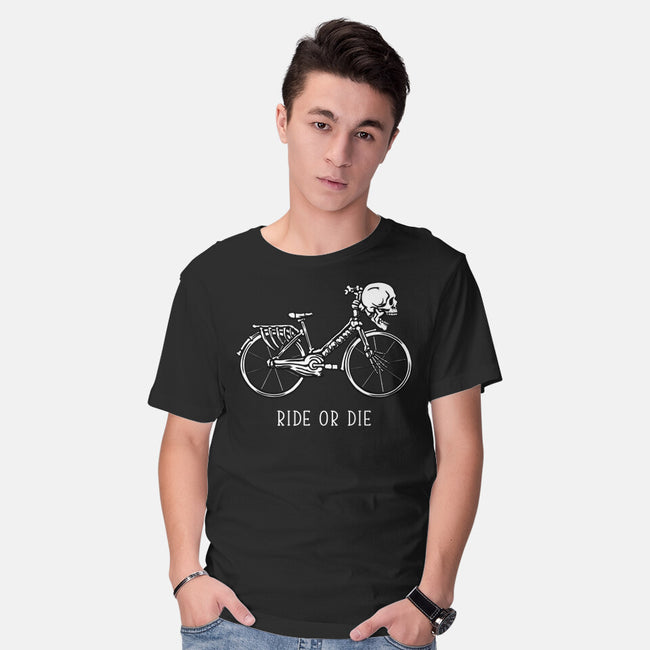 Bike Skeleton-Mens-Basic-Tee-tobefonseca