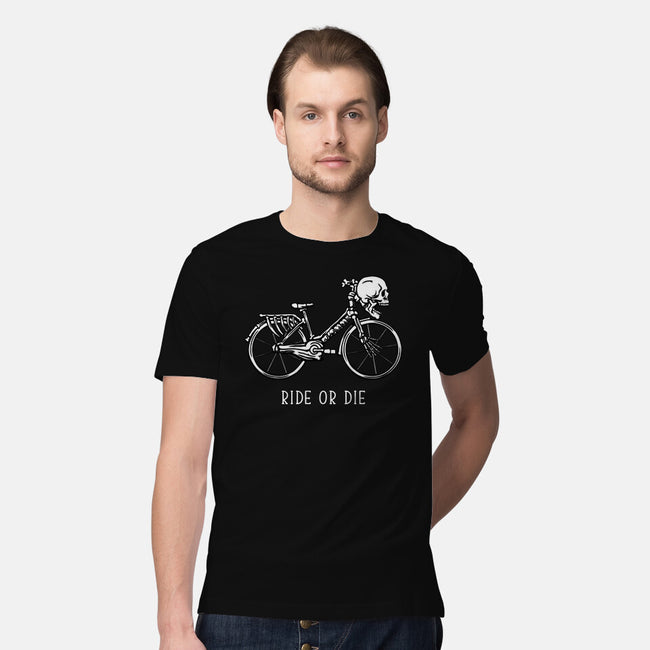 Bike Skeleton-Mens-Premium-Tee-tobefonseca