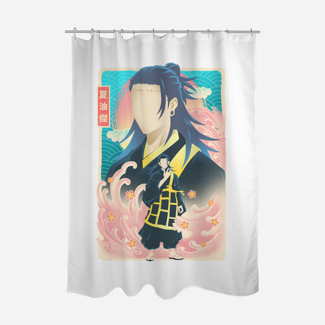 Musha-e Geto-None-Polyester-Shower Curtain-hypertwenty