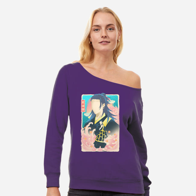 Musha-e Geto-Womens-Off Shoulder-Sweatshirt-hypertwenty