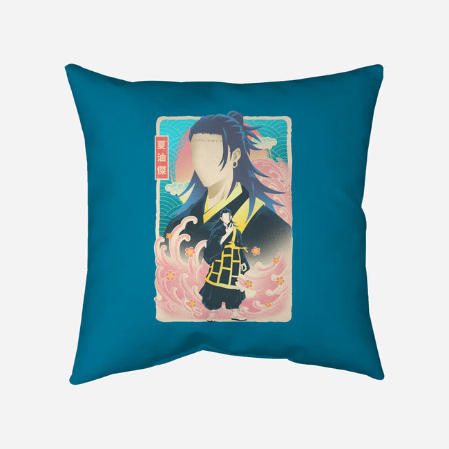 Musha-e Geto-None-Removable Cover-Throw Pillow-hypertwenty