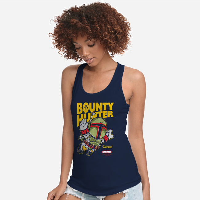 Super Hunter-Womens-Racerback-Tank-arace