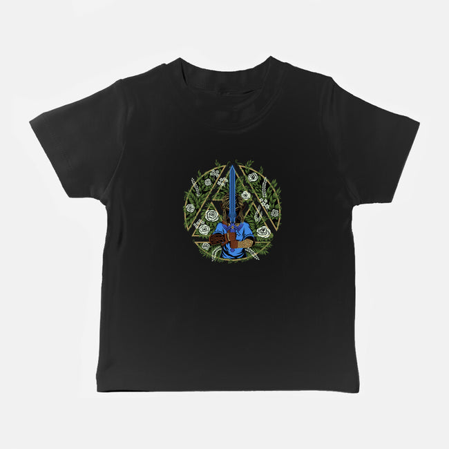 A Warrior In The Forest-Baby-Basic-Tee-rmatix